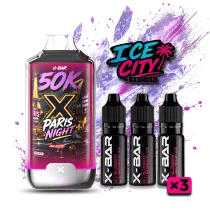 Puff Ice City 50K – Paris Night – Rechargeable I X-Bar