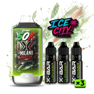 Puff Ice City 50K – Milano Mafia – Rechargeable I X-Bar