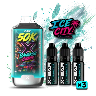 Puff Ice City 50K – Bangkok Chaos – Rechargeable I X-Bar