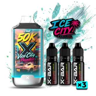Puff Ice City 50K – Vice City Paradise  –  Rechargeable I X-Bar