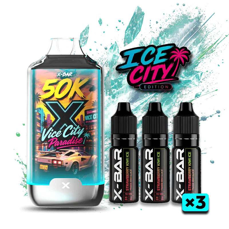 Puff Ice City 50K – Vice City Paradise  –  Rechargeable I X-Bar