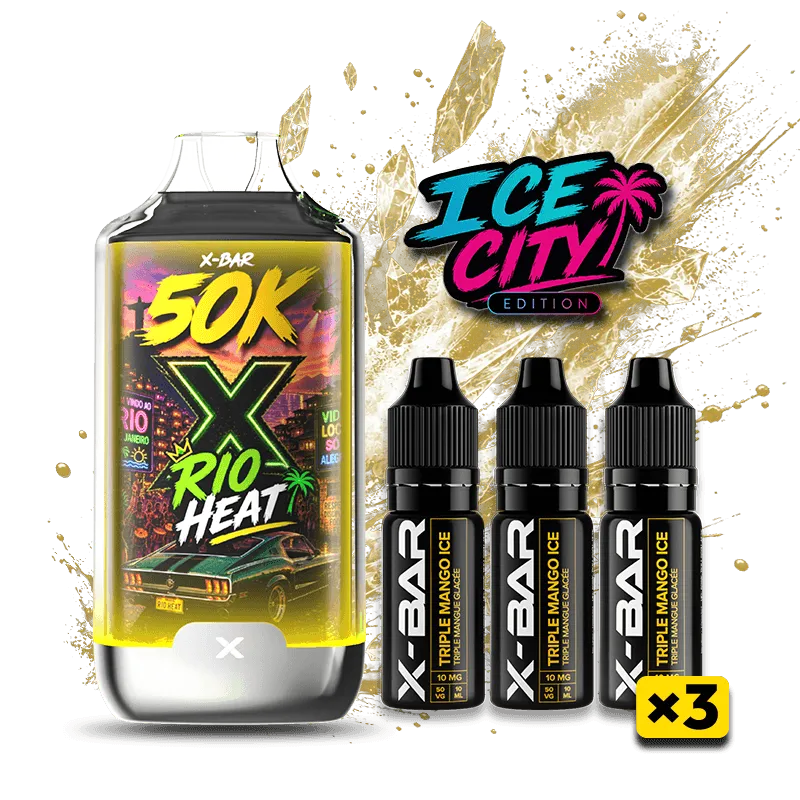 Puff Ice City 50K – Rio Heat  –  Rechargeable I X-Bar