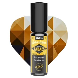 E-liquide 10ml Brun Français - JWELL