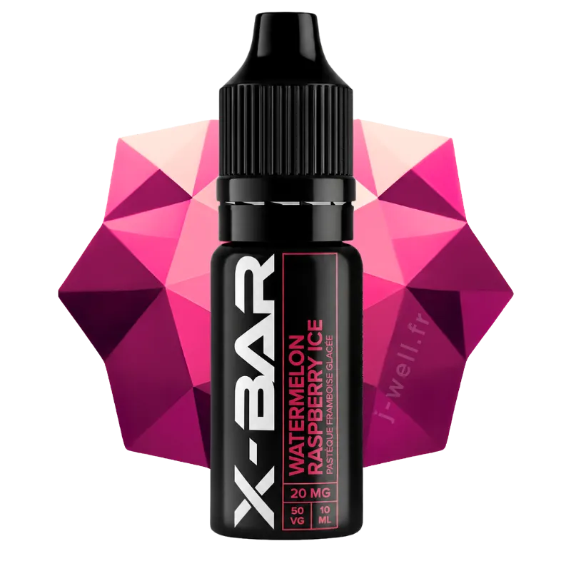 E-liquide 10ml Watermelon Raspberry Ice - X-Bar