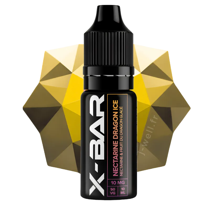 E-liquide 10ml Nectarine Dragon Ice - X-Bar