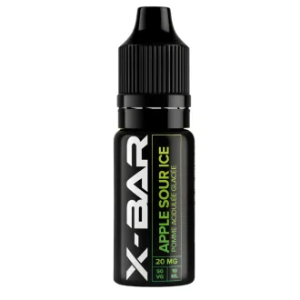 E-liquide 10ml Sour Apple Ice - X-Bar