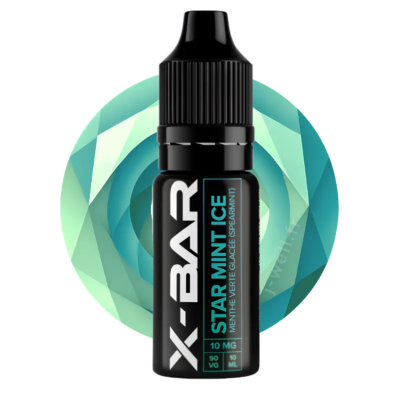 E-liquide 10ml Star Mint Ice - X-Bar
