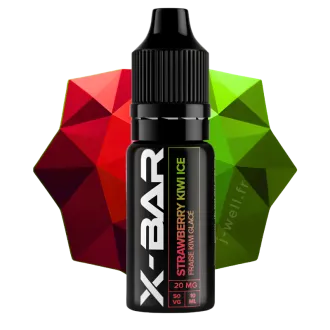 E-liquide 10ml Strawberry Kiwi Ice - X-Bar