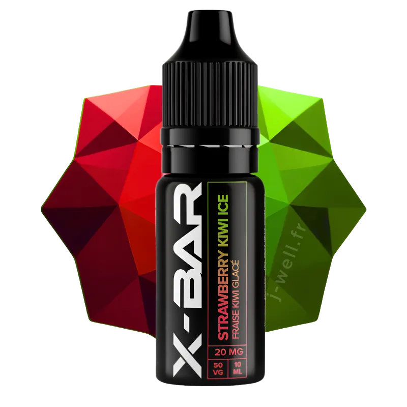 E-liquide 10ml Strawberry Kiwi Ice - X-Bar