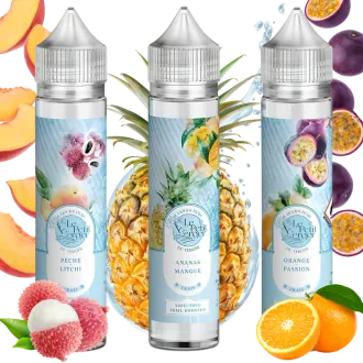 Pack de 3 e-liquides 50ml Fruits Exotiques Frais - Le Petit Verger