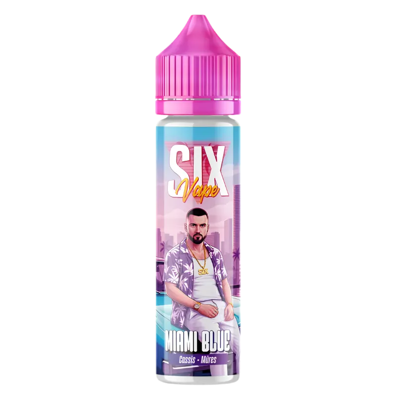 E-Liquide 50ml Miami Blue  – Six Vape | Levest