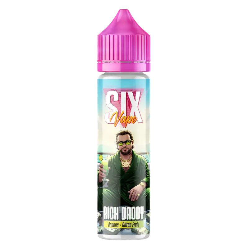 E-Liquide 50ml Rich Daddy  – Six Vape | Levest