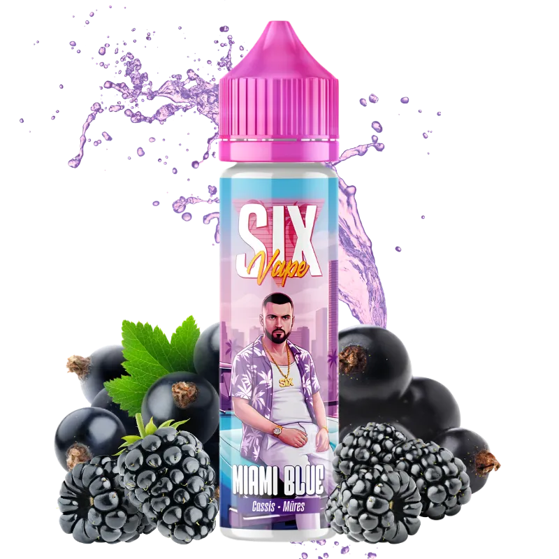 E-Liquide 50ml Miami Blue  – Six Vape | Levest