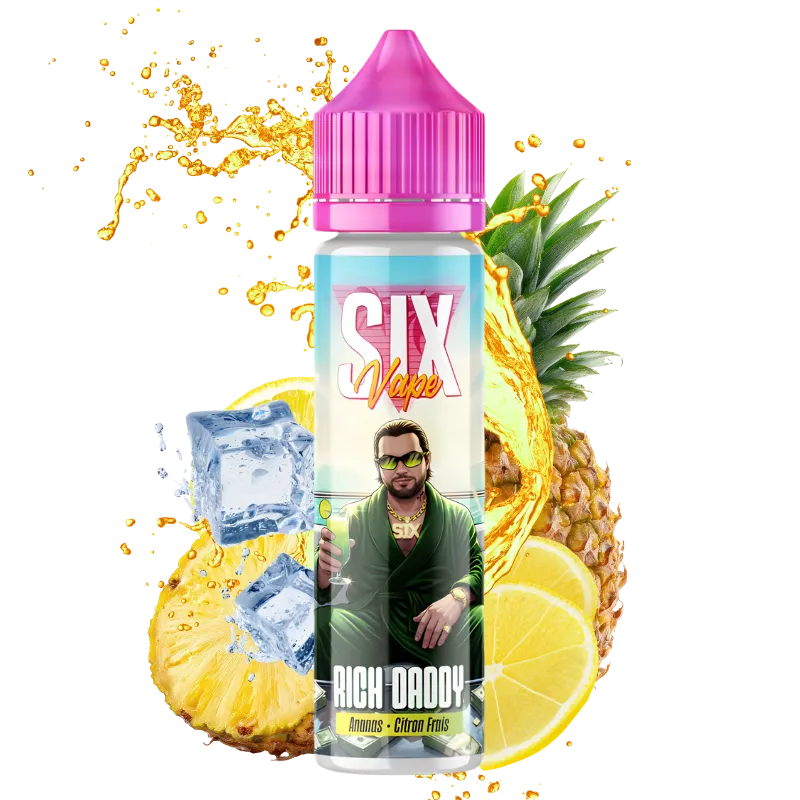 E-Liquide 50ml Rich Daddy  – Six Vape | Levest