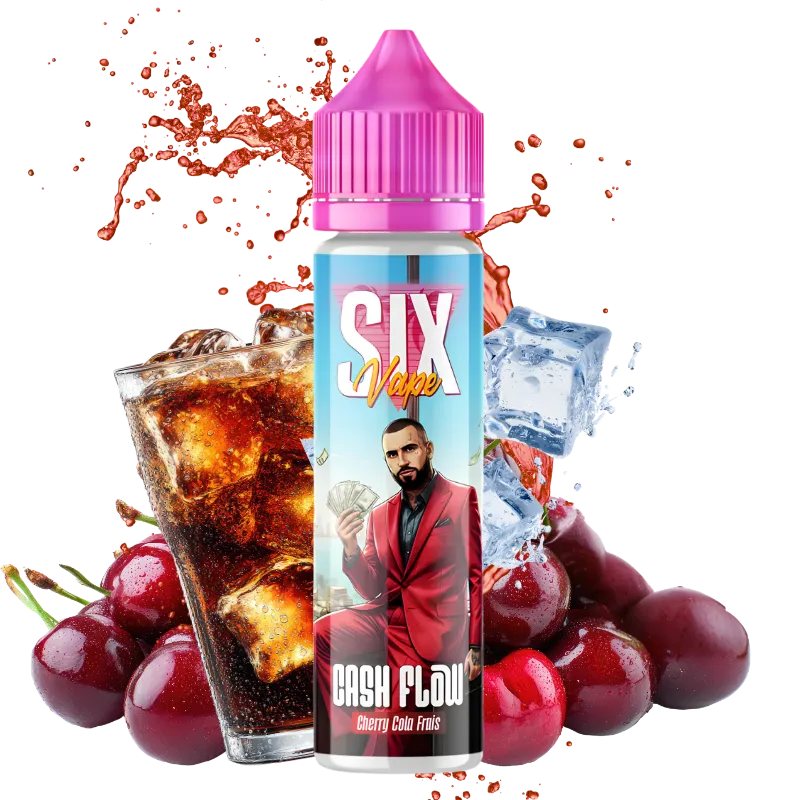 E-Liquide 50ml Cash Flow  – Six Vape | Levest