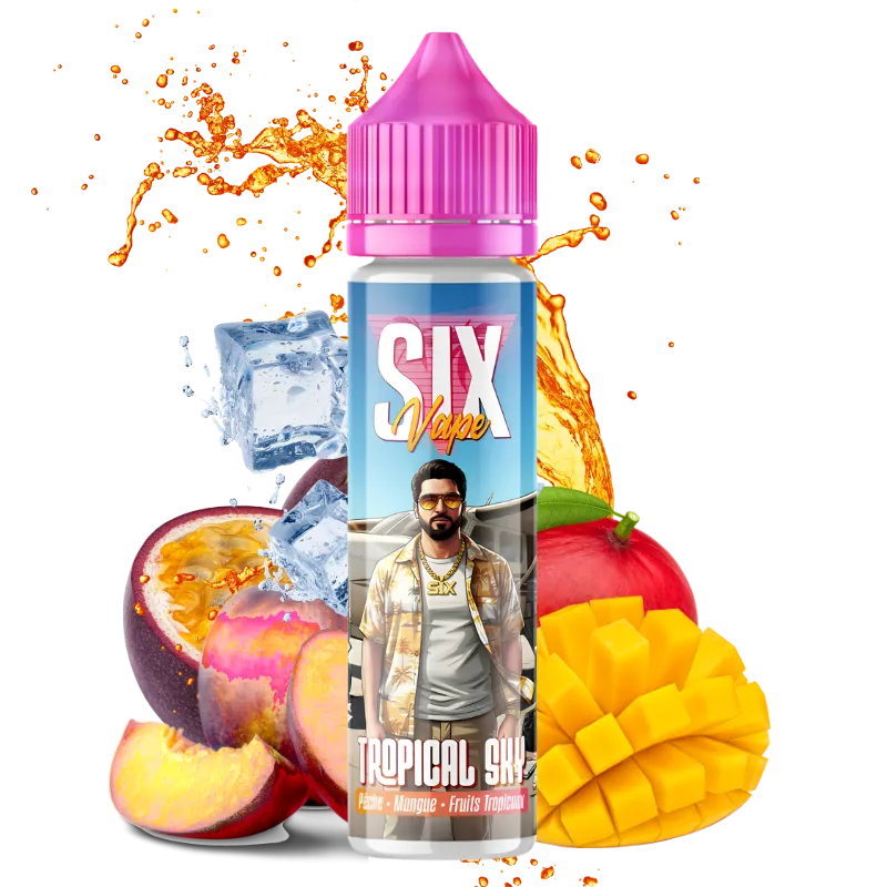 E-Liquide 50ml Tropical Sky  – Six Vape | Levest
