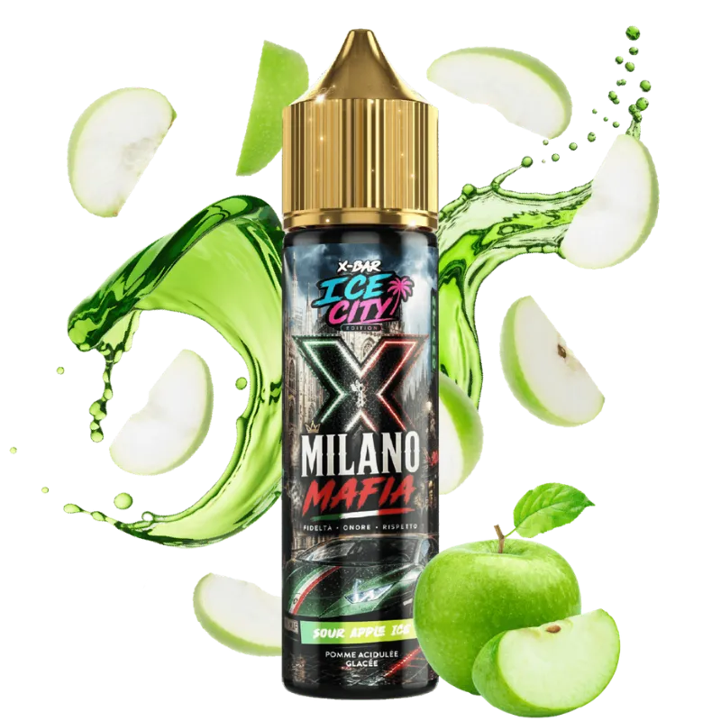 E-Liquide 50ml Milano Mafia – Ice City | X-Bar