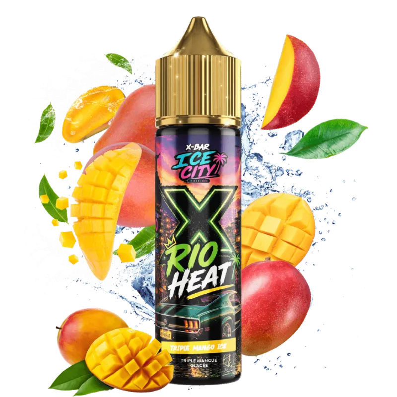 E-Liquide 50ml Rio Heat – Ice City | X-Bar