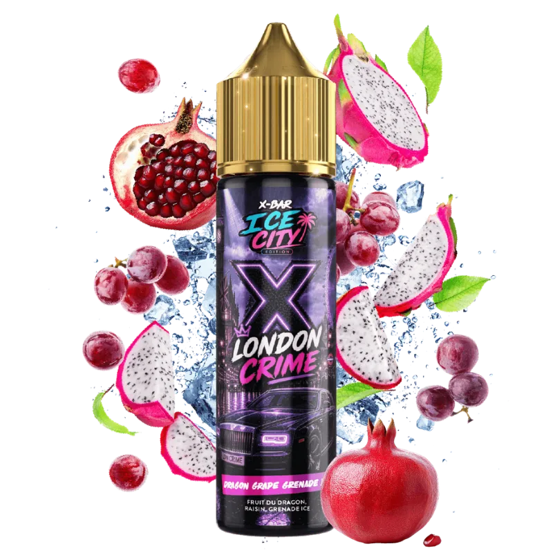 E-Liquide 50ml London Crime – Ice City | X-Bar