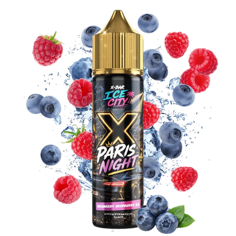 E-Liquide 50ml Paris Night – Ice City | X-Bar