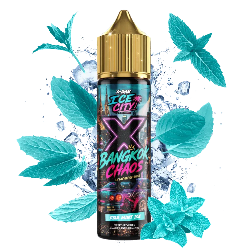 E-Liquide 50ml Bangkok Chaos – Ice City | X-Bar
