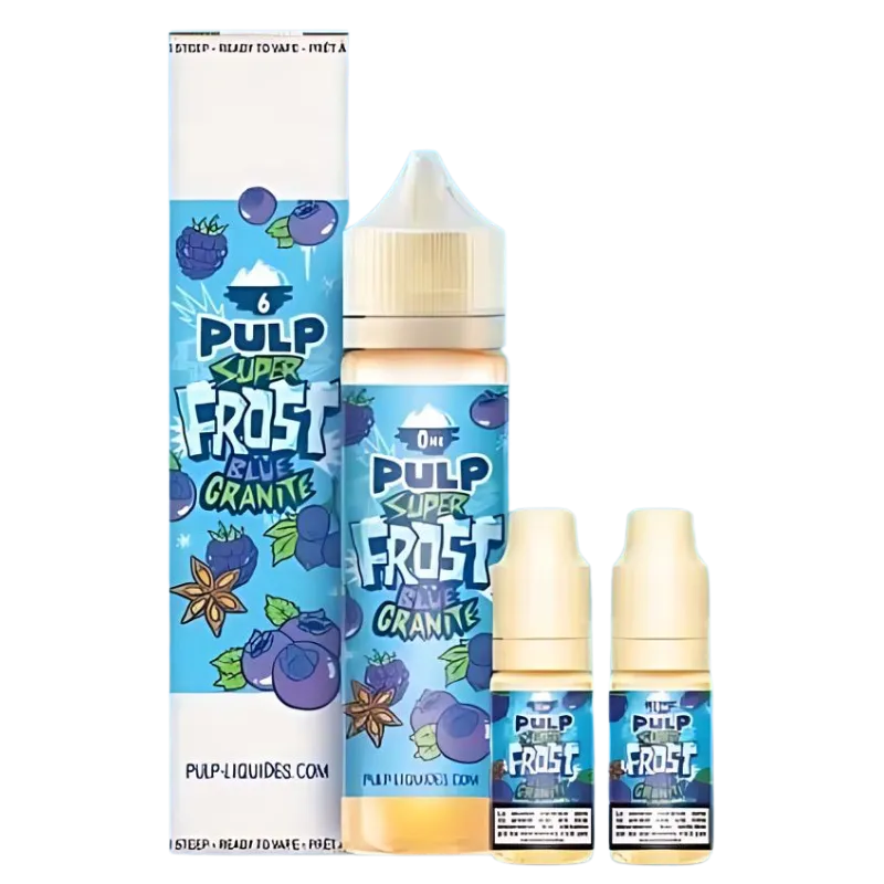 E-liquide Pulp Blue Granite  - Pack 60 ml - Super Frost