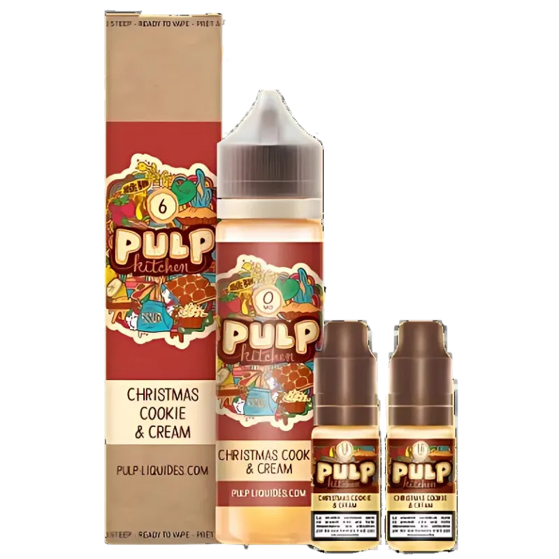 E-liquide Christmas Cookie & Cream - Pack 60 ml - Pulp Kitchen