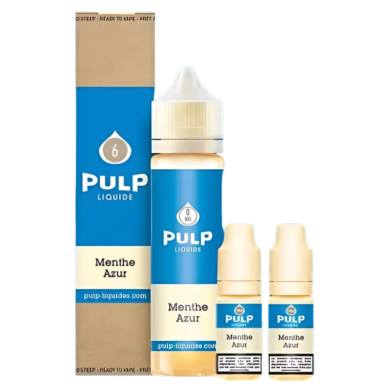 E-liquide Menthe Azur - Pack 60 ml - Pulp Original