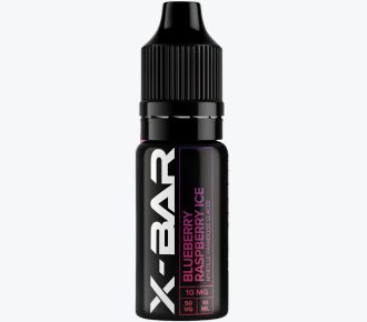 E-liquide 10ml Blueberry Raspberry Ice X-Bar