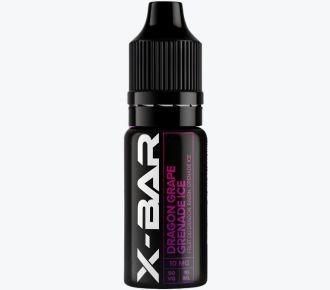 E-liquide 10ml Dragon Grape Grenade Ice X-Bar