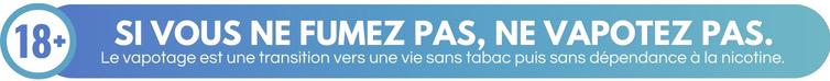 Si vous ne fumez pas, ne vapotez pas !