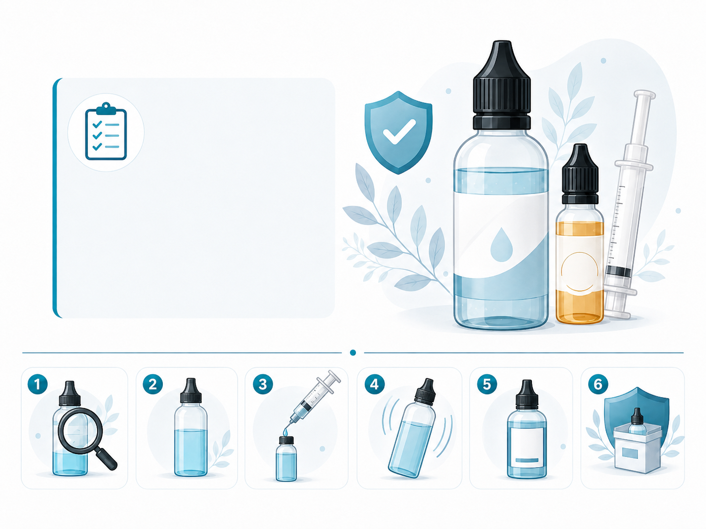 Comment ajouter un booster de nicotine dans un e-liquide