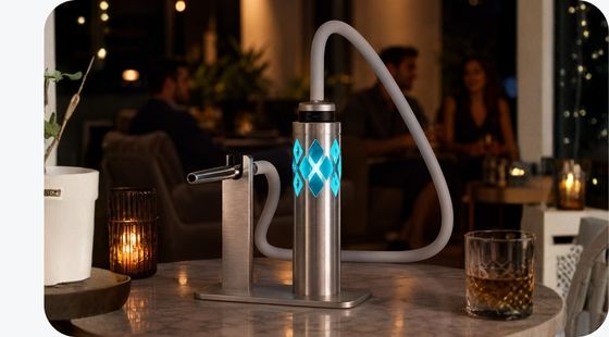 Hookah Air Brushed Metal Fumytech
