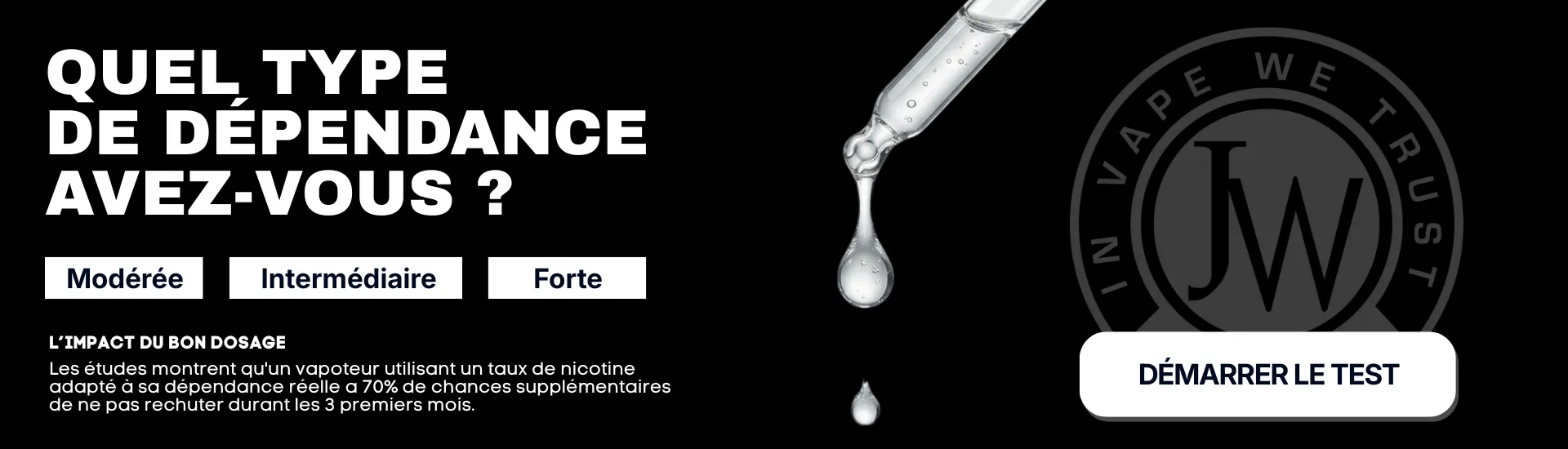 Test dépendance nicotine