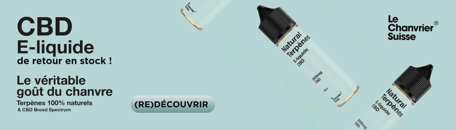 CBD 50ml de retour